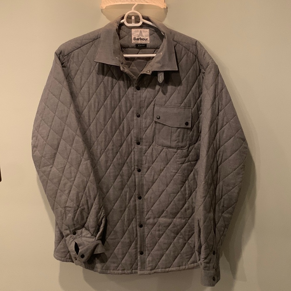 Barbour quilted shirt
